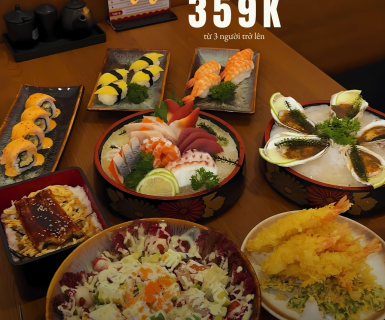 BUFFET SUSHI QUẬN 10 - BUFFET SUSHI CHỈ TỪ 199K